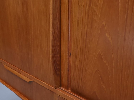 Image 1 of Teak Danish Wall Unit Sliding Doors