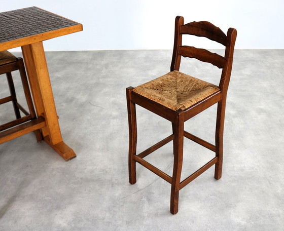 Image 1 of Vintage bar table with 4 chairs