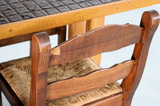 Image 1 of Vintage bar table with 4 chairs
