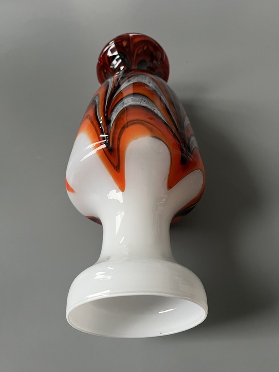 Image 1 of Carlo Moretti Murano Opaline Vase