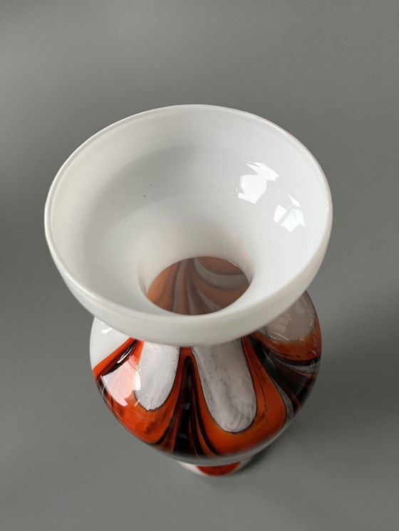 Image 1 of Carlo Moretti Murano Opaline Vase