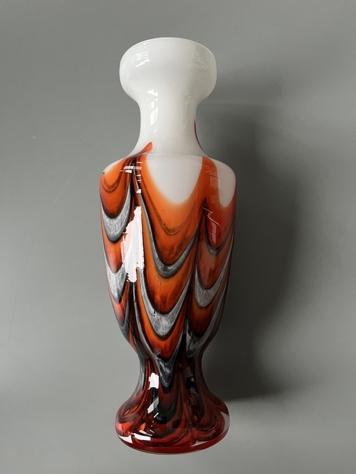 Carlo Moretti Murano Opaline Vase