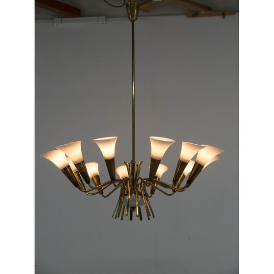 Image 1 of Vintage chandelier by Kamenicky Senov, 1958