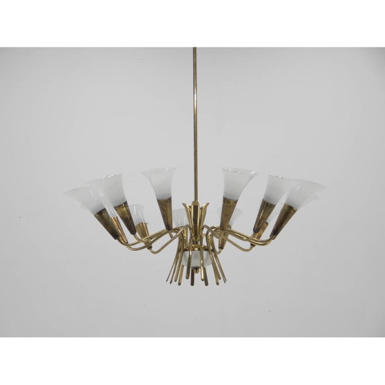 Image 1 of Vintage chandelier by Kamenicky Senov, 1958