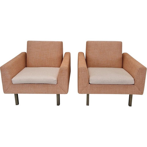 Pair of vintage model 410 chairs by Theo Ruth for Artifort, 1950