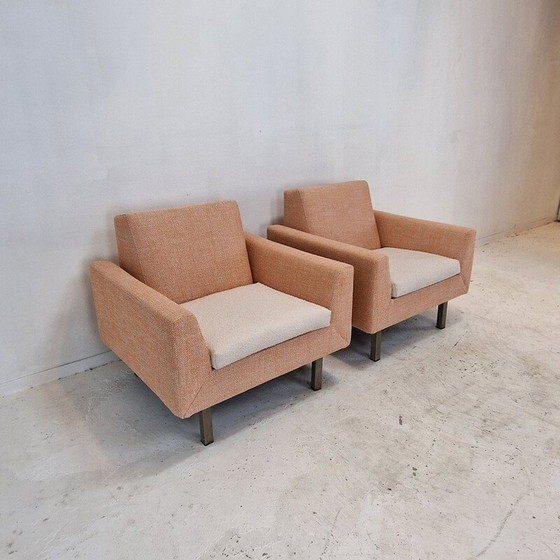Image 1 of Pair of vintage model 410 chairs by Theo Ruth for Artifort, 1950