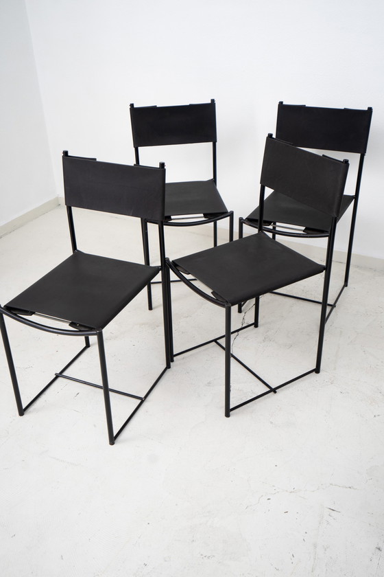 Image 1 of 4x Chaises Spaghetti par G. Belotti pour Alias