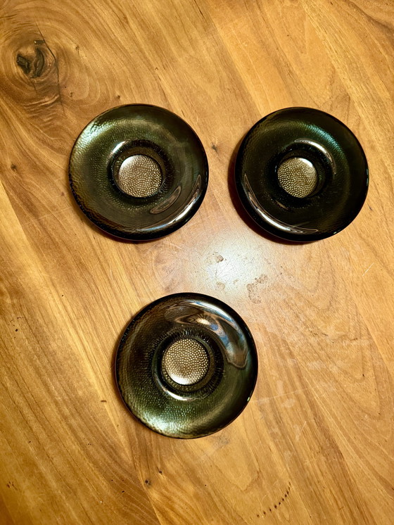 Image 1 of Set Of 3 Iittala - ''Nappi'' Tea Light Holders