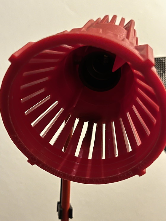 Image 1 of Red Retro Table Lamp From Artilux