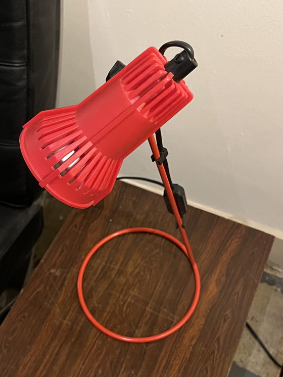 Image 1 of Red Retro Table Lamp From Artilux