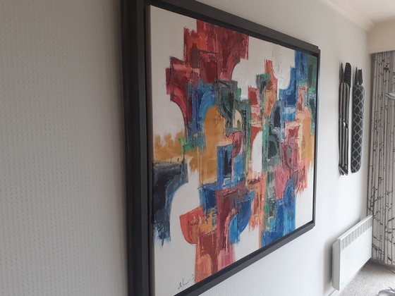 Image 1 of Abstract Painting By Maurice Mihor