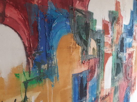 Image 1 of Abstract Painting By Maurice Mihor