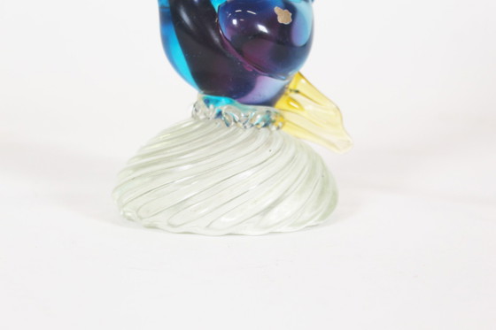 Image 1 of 1X Hand Made Murano Glass Pheasant Table Lamp