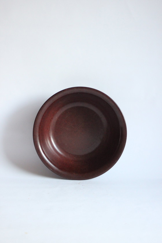 Image 1 of Brown Bakelite Bowl by BTKI Gent, Belgium 1930s