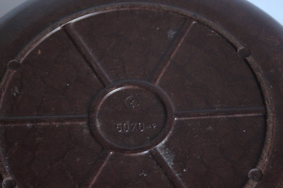 Image 1 of Brown Bakelite Bowl by BTKI Gent, Belgium 1930s