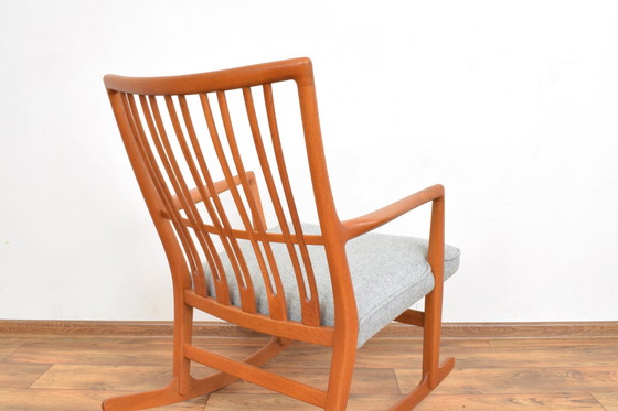 Image 1 of Oak Ml33 Rocking Chair By Hans J. Wegner For A/S Mikael Laursen, 1950S