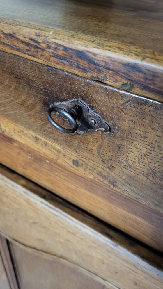 Image 1 of Oak Chest Of Drawers About 1900