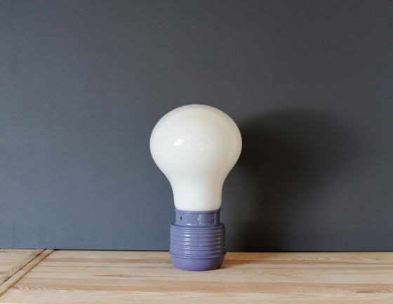 Image 1 of  Space age table lamp in the shape of a light bulb