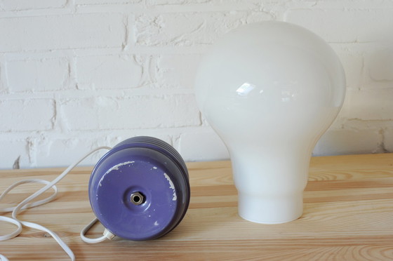 Image 1 of  Space age table lamp in the shape of a light bulb