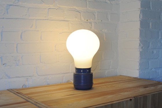 Image 1 of  Space age table lamp in the shape of a light bulb