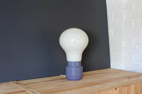 Image 1 of  Space age table lamp in the shape of a light bulb