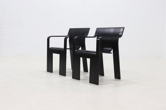 Image 1 of 2 x Gijs Bakker for Castelijn Strip Dining Chair