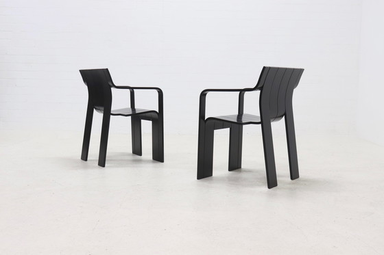 Image 1 of 2 x Gijs Bakker for Castelijn Strip Dining Chair