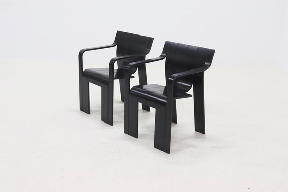 Image 1 of 2 x Gijs Bakker for Castelijn Strip Dining Chair