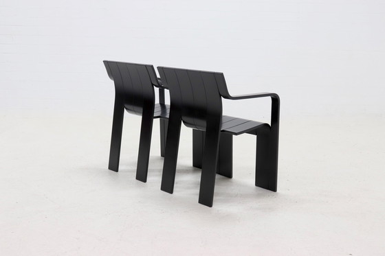 Image 1 of 2 x Gijs Bakker for Castelijn Strip Dining Chair