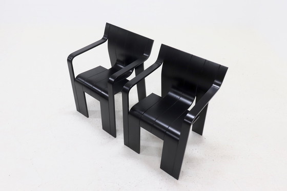 Image 1 of 2 x Gijs Bakker for Castelijn Strip Dining Chair