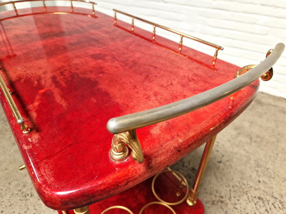 Image 1 of Aldo Tura Barcart Trolley, Italy 1960