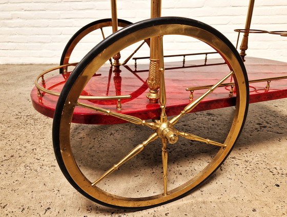 Image 1 of Aldo Tura Barcart Trolley, Italy 1960