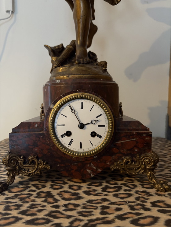 Image 1 of Antique Cupid Pendulum Clock, Anno 1875