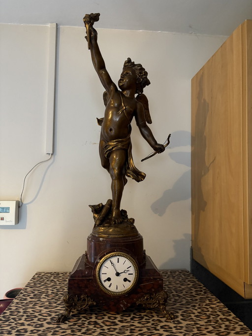 Antique Cupid Pendulum Clock, Anno 1875