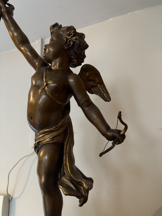 Image 1 of Antique Cupid Pendulum Clock, Anno 1875