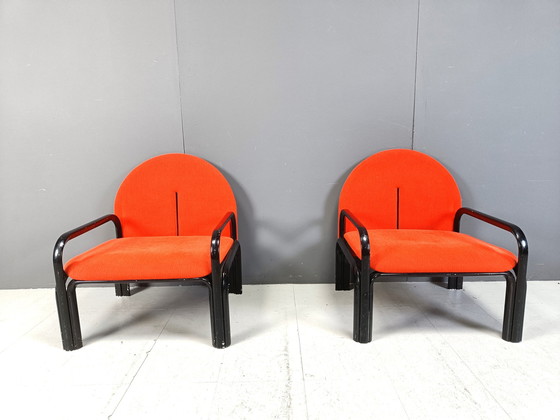 Image 1 of Pair Of Gae Aulenti '54 L' Armchairs For Knoll International, 1970S