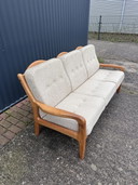 Divano vintage in teak a 3 posti 