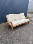 Banc vintage 3 places en teck