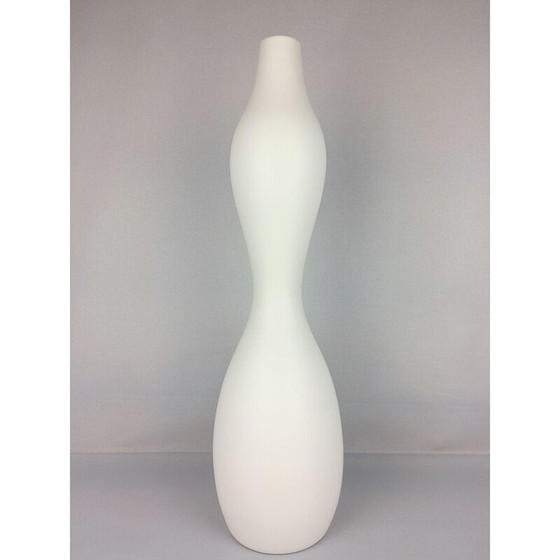 Image 1 of Vintage white ceramic vase, 1990