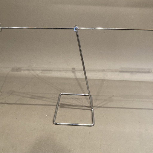 Large Chrome Modular Lamp.