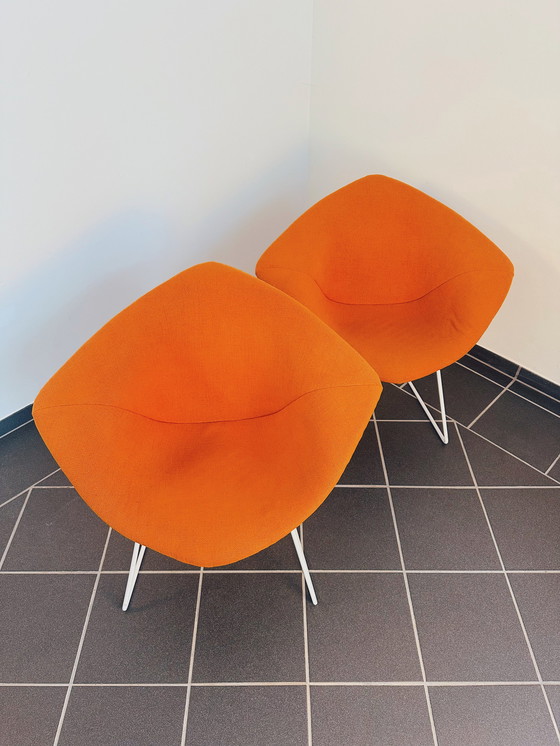 Image 1 of 2x Bertoia Diamond Chair by Knoll