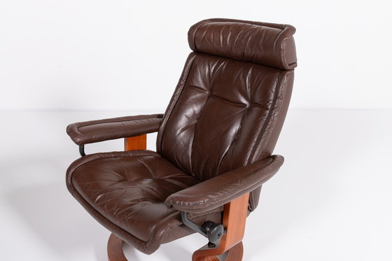 Image 1 of Scandinavian Design Lounge Chair 'Stressless' From Ekornes