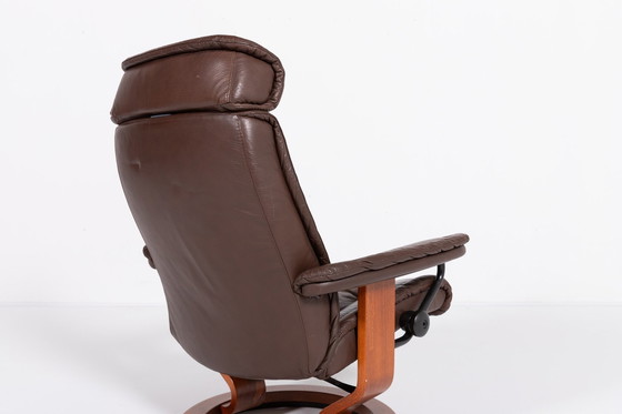 Image 1 of Scandinavian Design Lounge Chair 'Stressless' From Ekornes