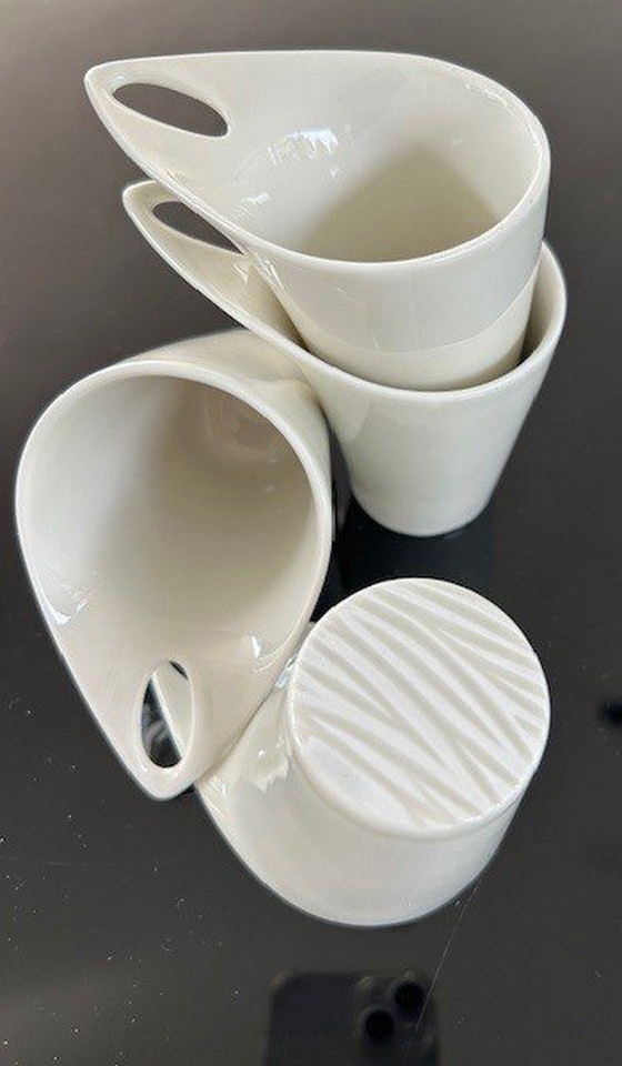 Image 1 of 4x Alessi Faitoo Boatoo Espresso Cups