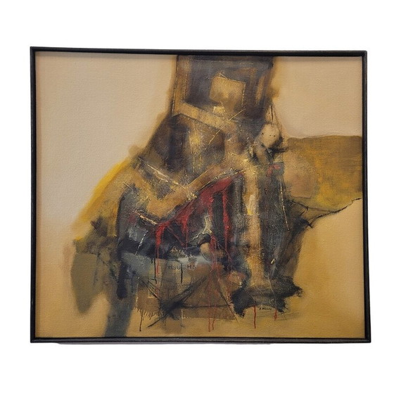 Image 1 of Vintage painting “H5” by Andrés Mende, 2017