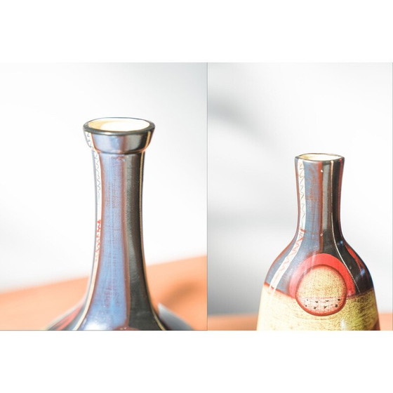 Image 1 of Vasi d'epoca in terracotta dipinti a mano, 1970-1980