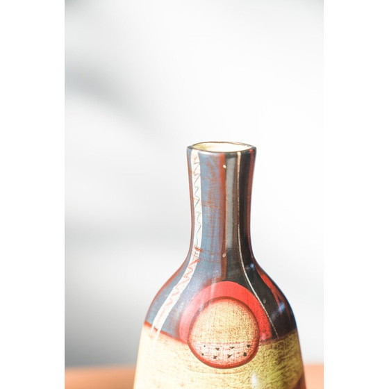 Image 1 of Vasi d'epoca in terracotta dipinti a mano, 1970-1980