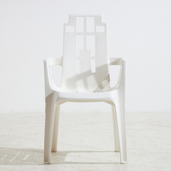 Image 1 of Vintage "Boston" plastic armchairs by Pierre Paulin for Henry Massonnet, 1980