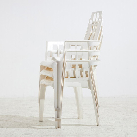 Image 1 of Vintage "Boston" plastic armchairs by Pierre Paulin for Henry Massonnet, 1980