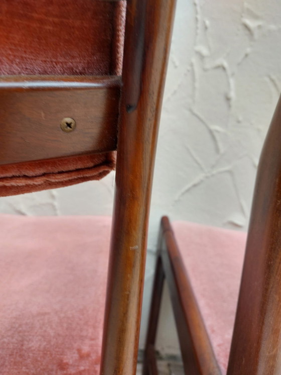 Image 1 of 4 X Mid-Century Rosewood Erik Buch Dining Chairs